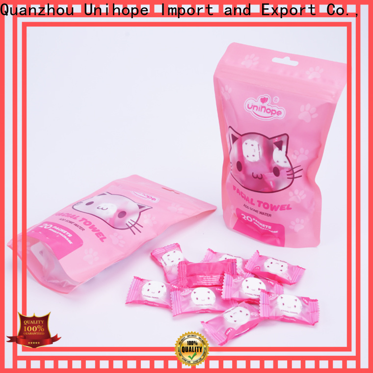 Unihope Wholesale cotton facial tissue bulk buy for travelling