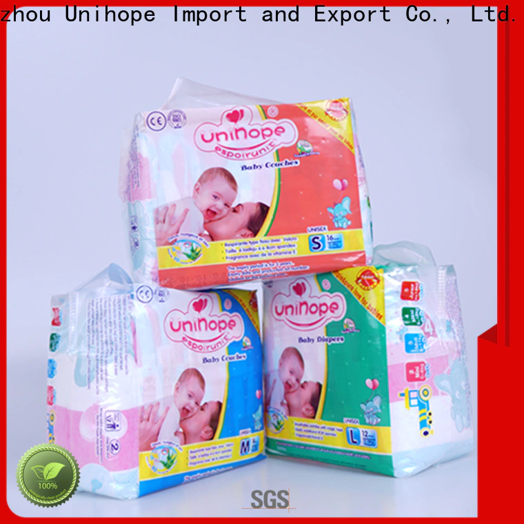 Unihope Top best disposable diapers company for baby care shop