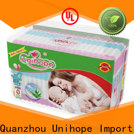 Unihope chemical free diapers manufacturers for children store