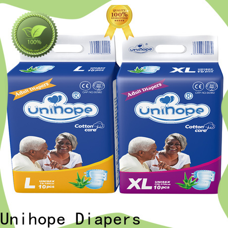 Unihope Custom leak proof diapers for adults manufacturers for elderly people