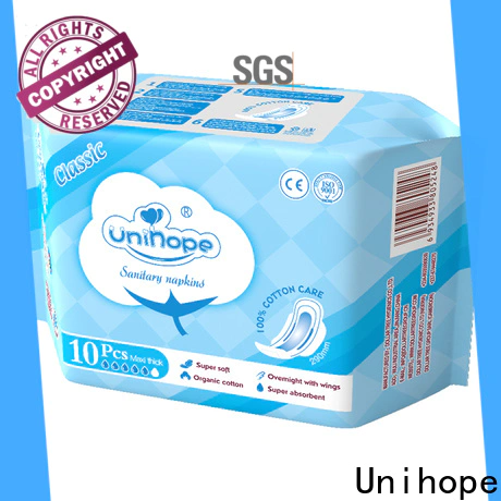 Unihope Top cotton sanitary pads Suppliers for ladies