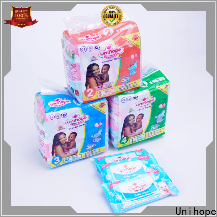 Unihope Wholesale organic disposable diapers manufacturers for department store