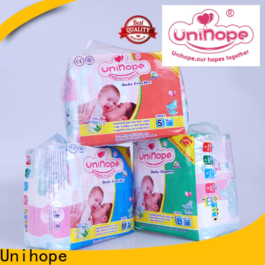 Unihope bamboo disposable diapers company for department store