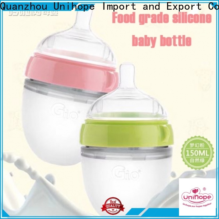 Unihope Best silicone baby bottles bulk buy for baby store