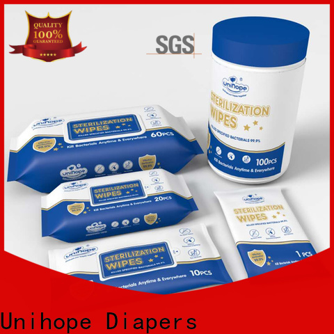 Unihope hand sanitizing wipes manufacturers for department store