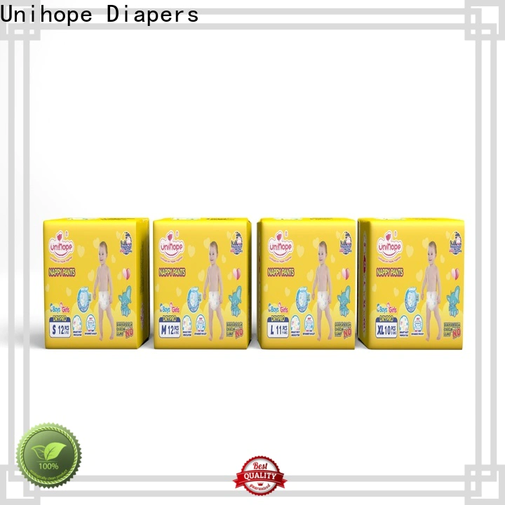 Unihope High-quality baby pull up diapers bulk buy for children store