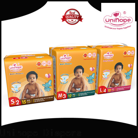 Unihope biodegradable disposable diapers for business for baby store