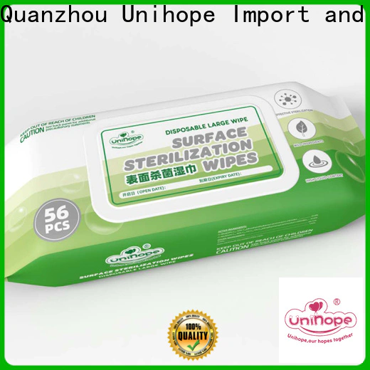 Unihope News surface sanitizing wipes bulk buy for supermarket