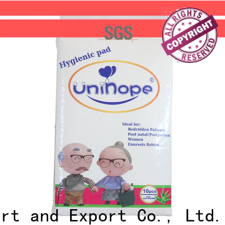 Unihope Wholesale diaper pads Suppliers for patient
