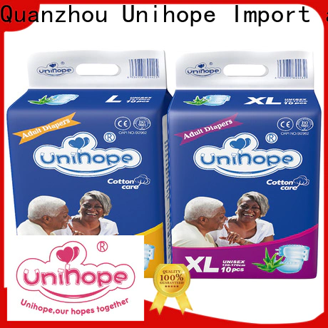 Unihope News adult diapers with tabs manufacturers for elderly people