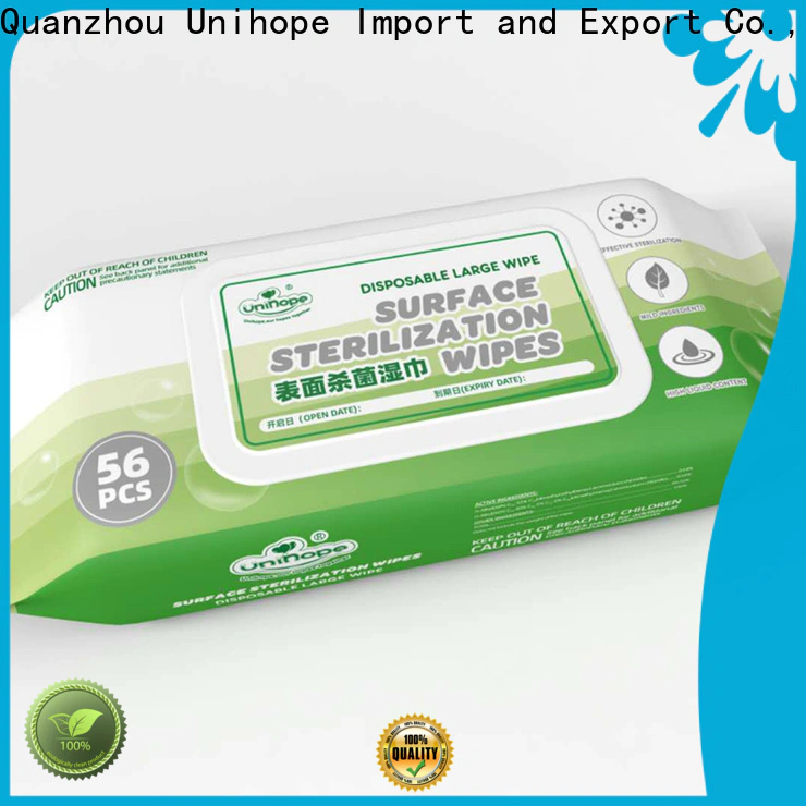 Unihope High-quality disinfectant surface wipes company for cleaning