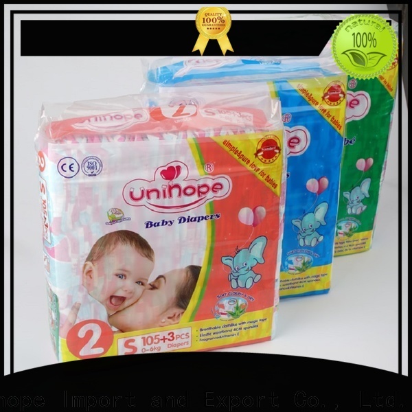 Unihope eco friendly diapers Supply for baby store