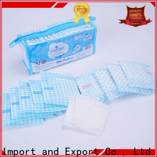 Latest eco friendly sanitary pads Supply for ladies