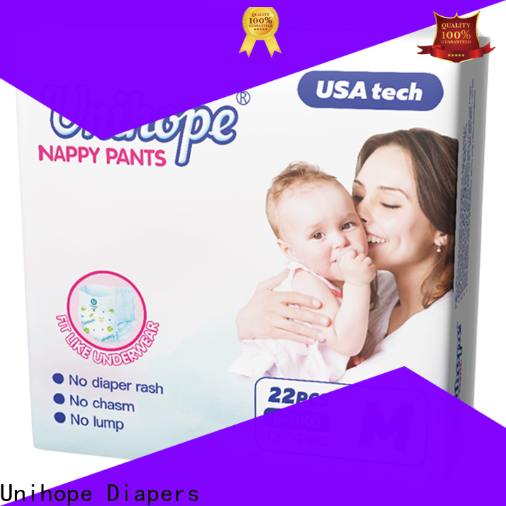 Unihope baby pull up diapers bulk buy for department store
