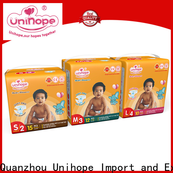High-quality chemical free diapers for business for department store