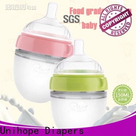 Unihope Wholesale silicone baby bottles manufacturers for baby store