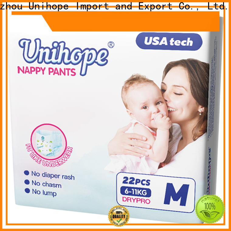 Unihope News training pants diapers company for department store
