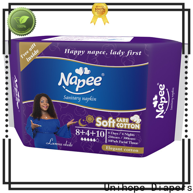 Unihope sanitary pads distributor for department store