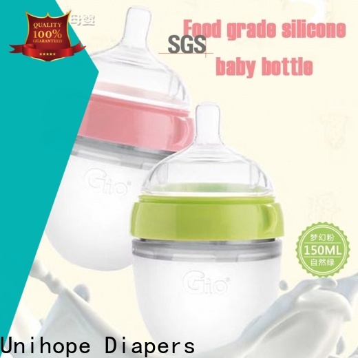 Unihope Wholesale Unihope silicone feeding bottle dealer for children store