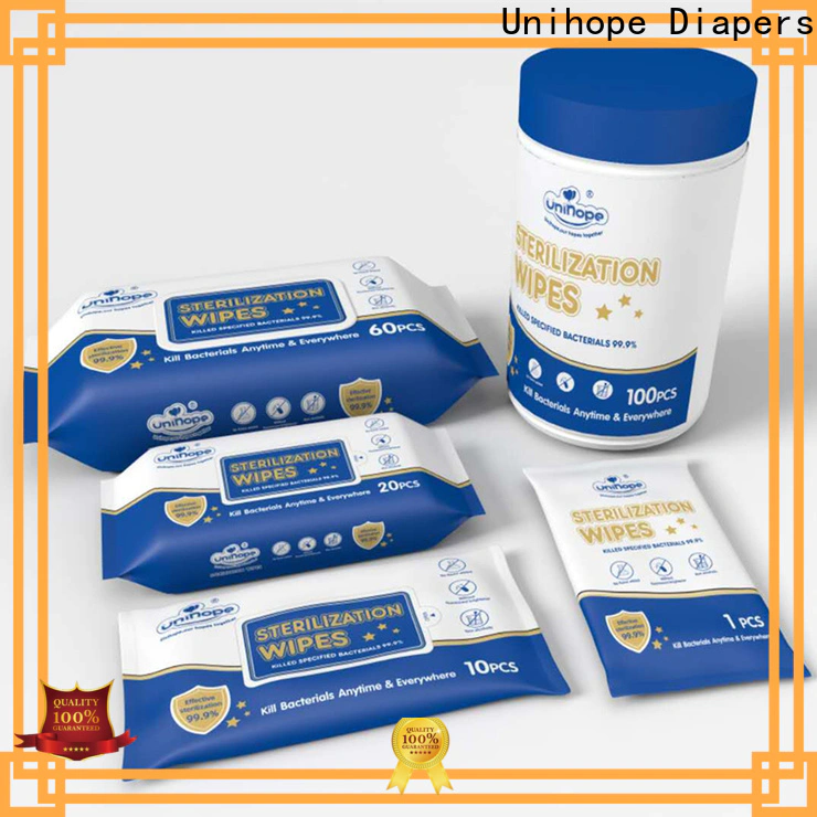 Unihope sanitizing wipes for skin dealer for cleaning