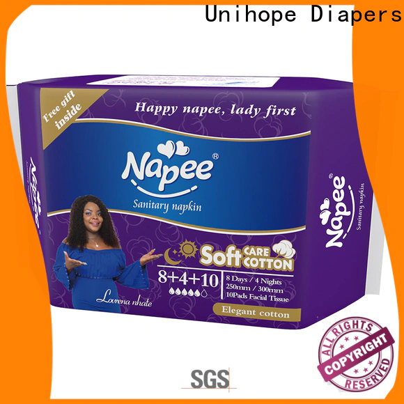 Unihope High-quality Unihope feminine comfort bio sanitary pads for business for women