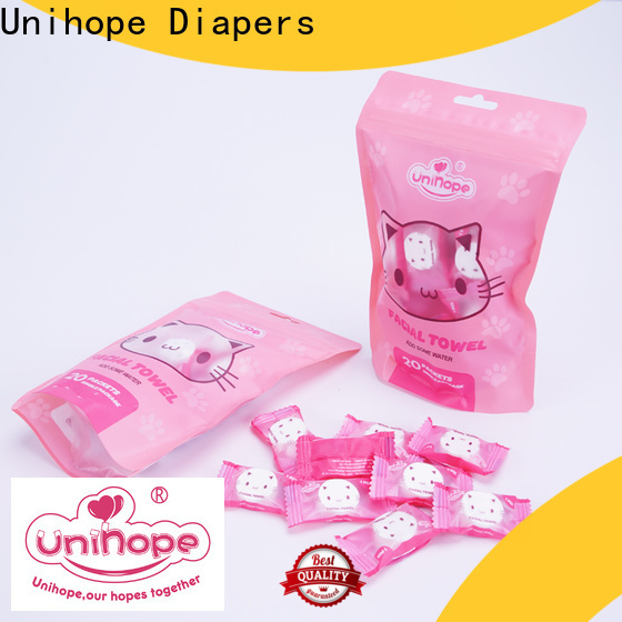 Unihope facial cotton towel brand for department store