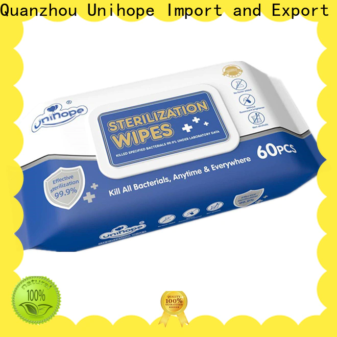 New Unihope disinfectant wipes for face for business for supermarket