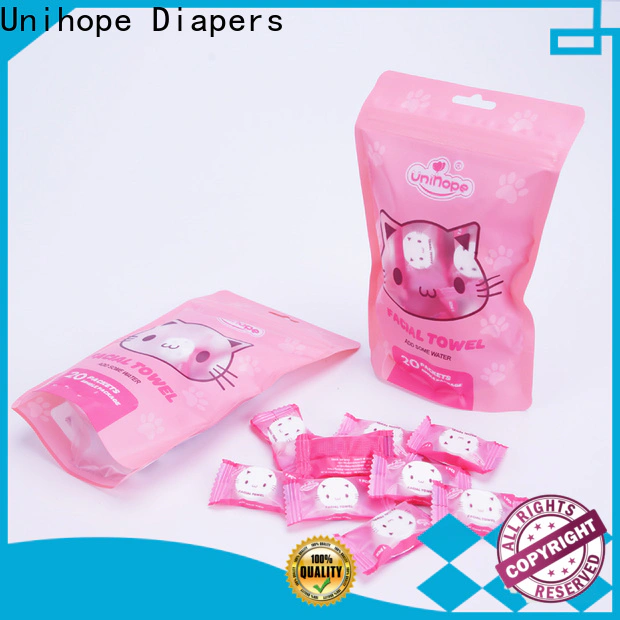Unihope disposable cleaning face towel for business for travelling