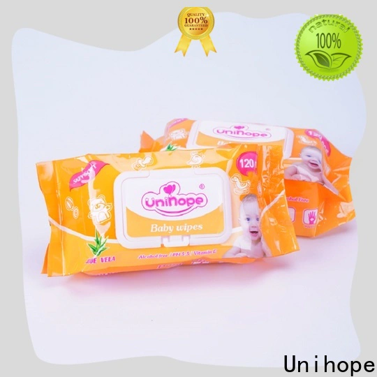 New Unihope antibacterial hand wipes safe for babies factory for department store