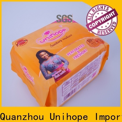 Unihope bamboo disposable sanitary pads Suppliers for ladies