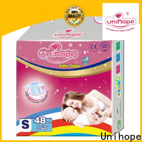 Unihope High-quality Unihope non toxic disposable diapers distributor for department store