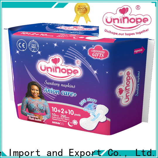 Best Unihope disposable sanitary napkins distributor for women