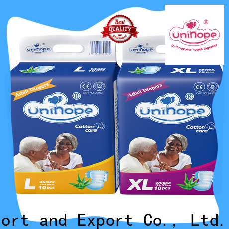 Unihope overnight diapers for adults with tabs for business for elderly people
