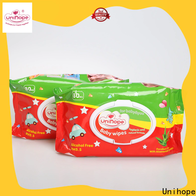 Unihope best natural baby wipes distributor for baby care shop