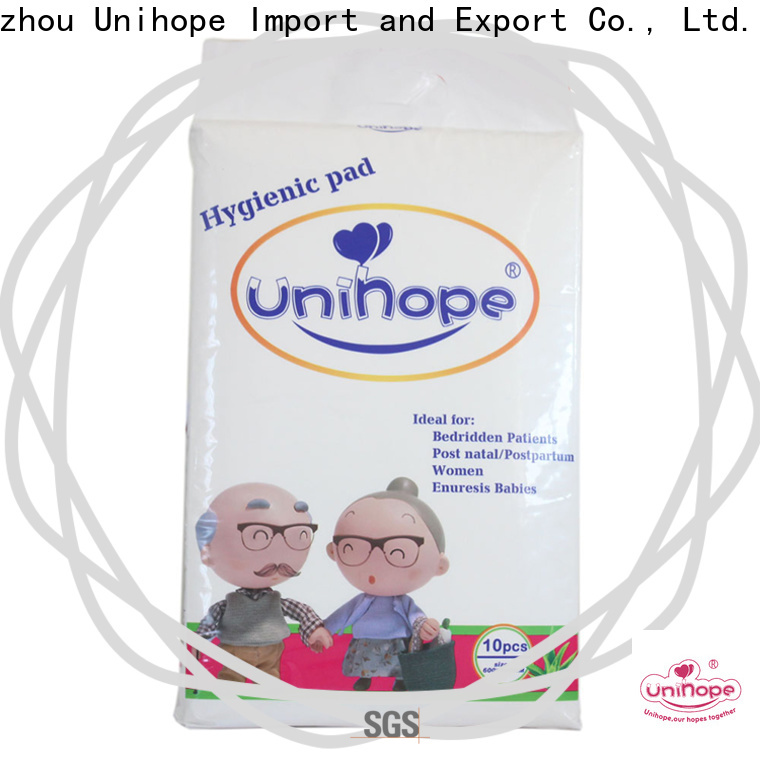 Bulk buy Unihope diaper pads dealer for patient