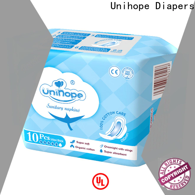 Unihope Wholesale Unihope soft sanitary pads brand for ladies