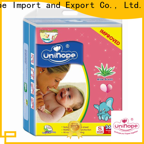 Unihope New Unihope eco friendly disposable diapers Suppliers for baby care shop