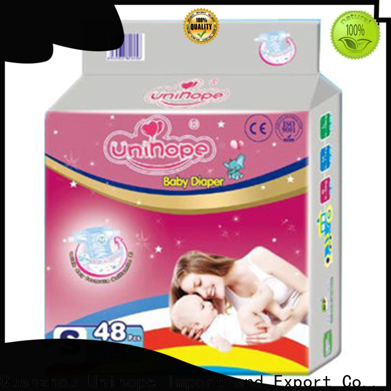 Unihope organic disposable diapers manufacturers for baby store