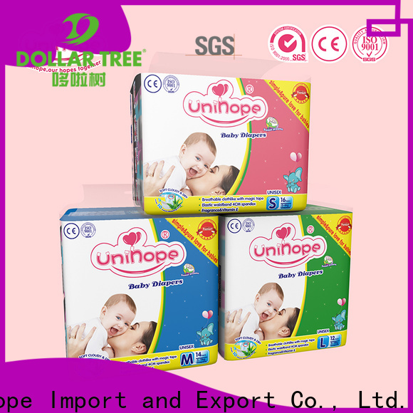 Unihope Latest Unihope wholesale disposable diapers factory for baby care shop