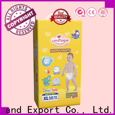 Unihope Top Unihope pull up diapers size 4 factory for baby store