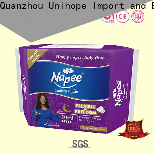 Latest Unihope best sanitary pads for sensitive skin manufacturers for women