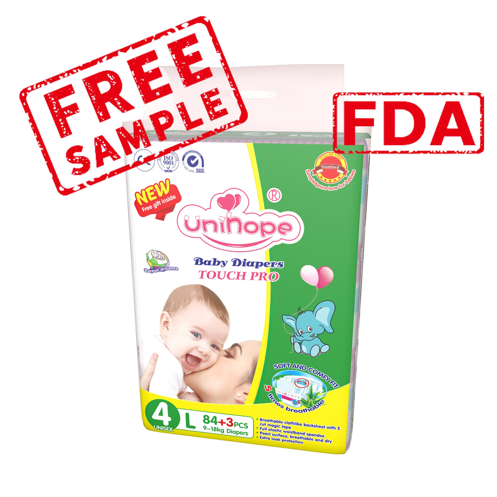 Free samples UNIHOPE baby diapers with best prices